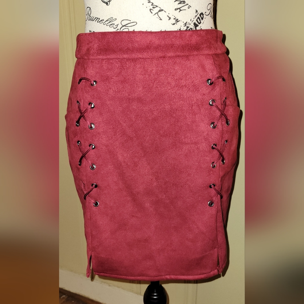 Lace-Up A-Line Skirt~ Juniors